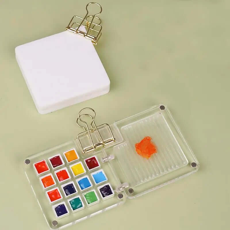 Portable Watercolor Palette Set