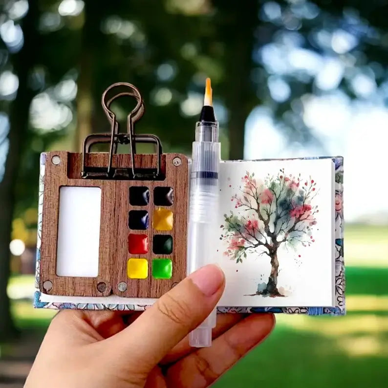 Portable Watercolor Palette Set