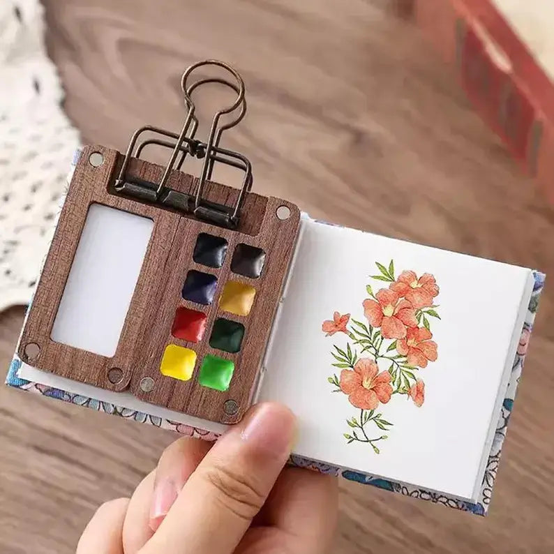 Portable Watercolor Palette Set