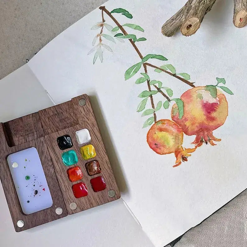 Portable Watercolor Palette Set